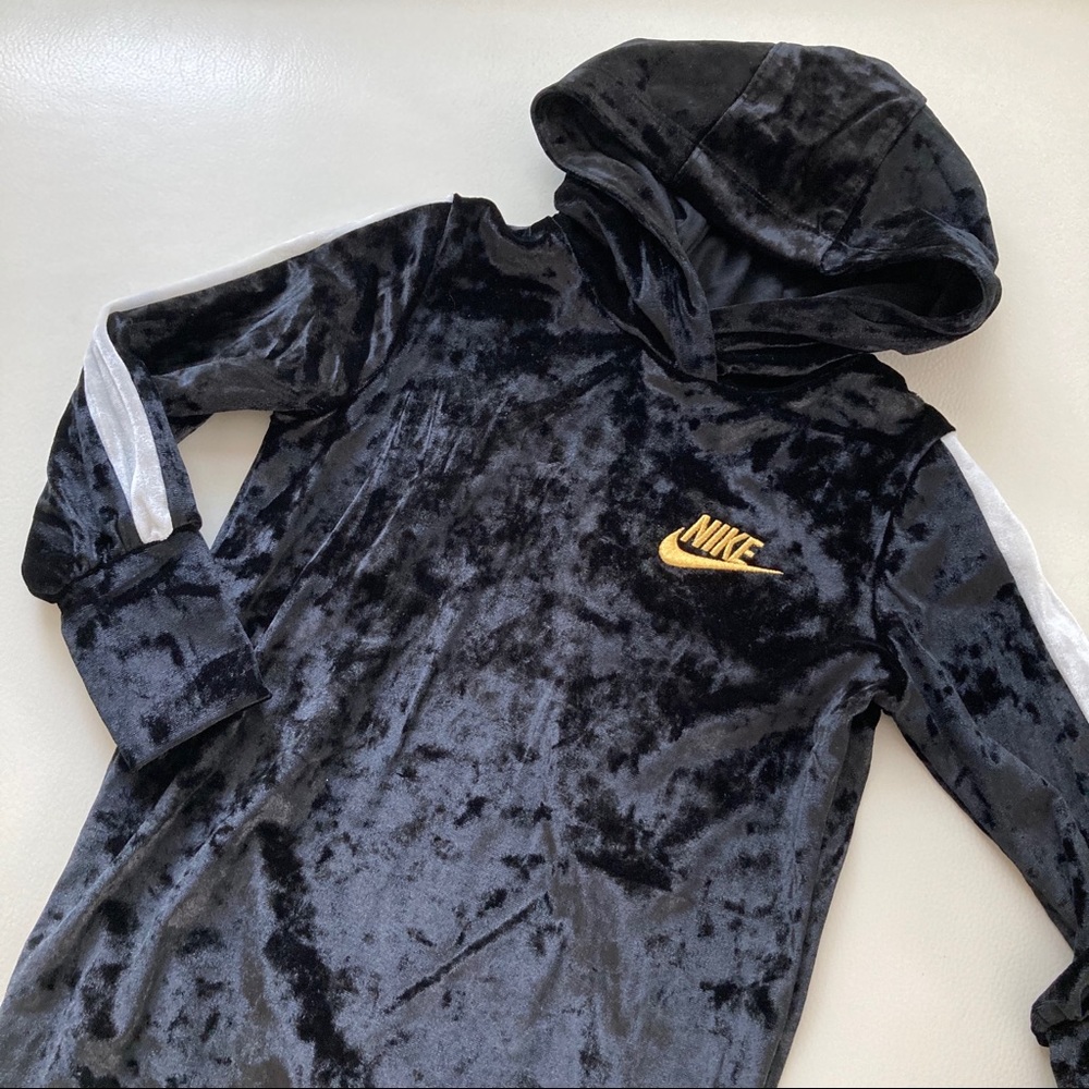 Nike Velour Hoodie Dress 2095 - Picture 5 of 8